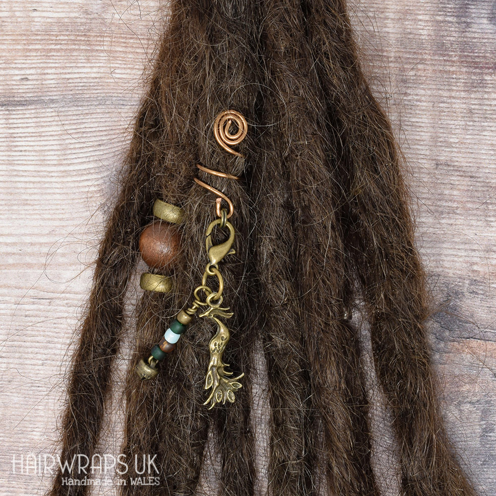 Bronze Dread Cuff | Handmade Jewellery | Hairwraps U.K.