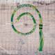 Removable Green Hair Wrap with Glass Beads – Meadow.