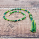 Removable Green Hair Wrap with Glass Beads – Meadow.
