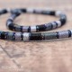 Removable Grey and Black Hair Wrap with Glass Beads – Skeleton.